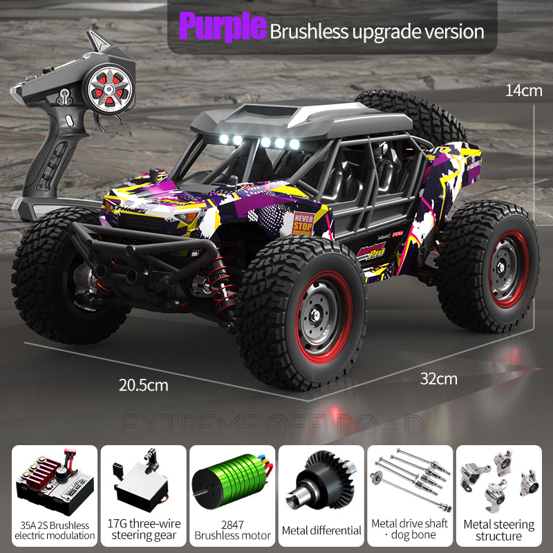 Adventurer Pro: 70 KM/H High-Speed Off-Road RC Car with Optional Extended Battery Adventurer Pro: 70 KM/H High-Speed Off-Road RC Car with Optional Extended Battery